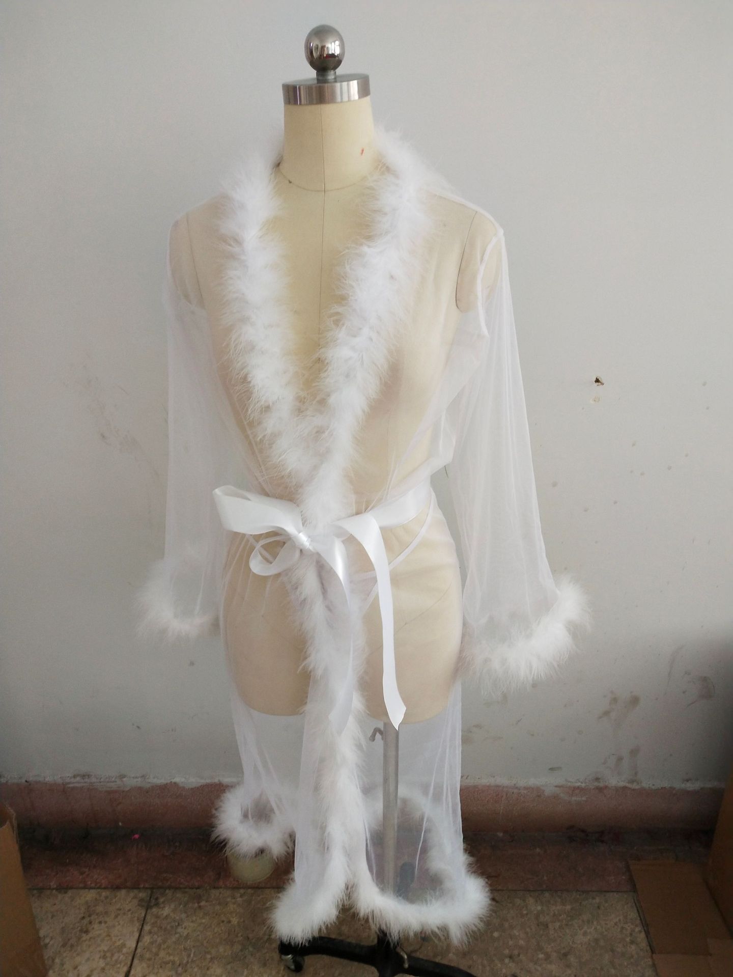 Midnight Siren Nylon Lace Long Skirt Lingerie Set | Sexy Women's Maxi Lingerie Skirt